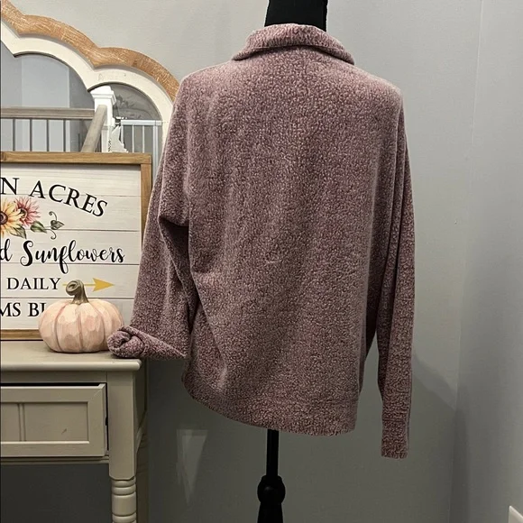 Nine Britton Dusty Rose Quarter-Zip Sweatshirt Stitch Fix - Picture 5 of 5